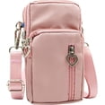 thumbnail image 2 of CAREFORM 3-Layers Crossbody Bag Cellphone Pouch Armband Wallet Nylon Smartphone Purse with Earphone Hole, 2 of 7