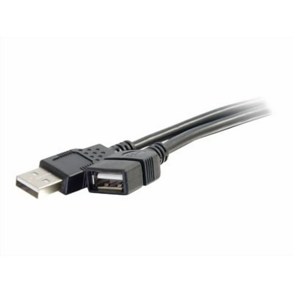 C2G 1m USB Extension Cable - USB 2.0 A to A - Male to Female - Black 3ft - USB extension cable - 3.3 ft