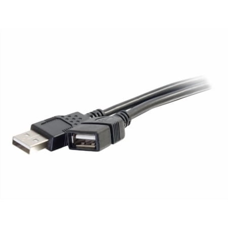 C2G 1m USB Extension Cable - USB 2.0 A to A - Male to Female - Black 3ft - USB extension cable - 3.3 ft