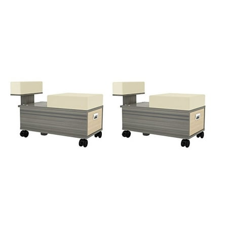 Pedicure Trolley - Pedicure Trolley ALERA Pedicure Cart with Foot Rest for Nail Salon and Spa