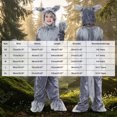 thumbnail image 3 of OJSFQUFP Boy Halloween Cartoon Cosplay Jumpsuit Big Grey Stage Performance Costume Jumpsuit, 3 of 9