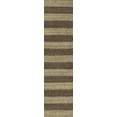 thumbnail image 3 of JONATHAN Y NATURAL FIBER 2 x 8 Runner Rug, Jayden Rustic Farmhouse Woven Jute Stripe - Natural/Brown, NRF202A-28, 3 of 6