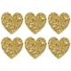 thumbnail image 1 of Uxcell 6-Pack Parches de Corazón de Strass para Planchar de 5.5cm Adhesivos Dorados para DIY/Ropa/Zapatos/Bolsas, 1 of 7