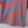 thumbnail image 3 of yillto Toddler Kids Shirts Striped Collared Short Sleeve Buttons Tee School Uniform T Shirt for Boys Girls, 3 of 7