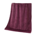 thumbnail image 4 of 1 Pc Premium Hand Towels - Quick Drying - Microfiber Coral Velvet Highly Absorbent Towels - Multipurpose Use as Hotel, Bathroom, Shower, Spa, Hand Towel, 29.5x13.8 Inch, Purple, 4 of 4