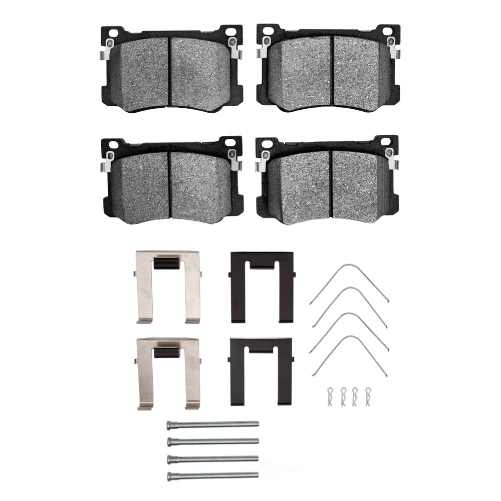 Dynamic Friction Company 1551-2101-01 DFC 5000 Advanced Brake Pads - Ceramic and Hardware Kit - OE
