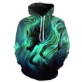 thumbnail image 3 of Sudadera con capucha de caza de ciervos para hombre y mujer, sudadera con capucha Harajuku con estampado 3D completo de caza de animales, sudadera con capucha informal de moda, envío directo, 3 of 5