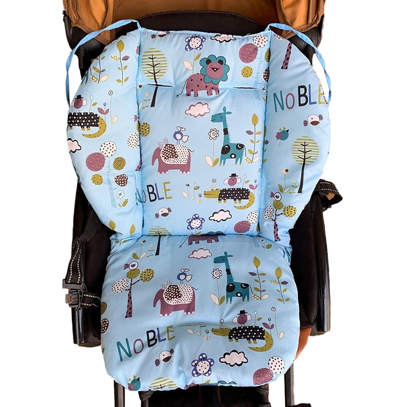 floral car seat and stroller