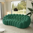 thumbnail image 3 of Sodrens 79.53" Bubble Couch,Modern Oversize Lazy Floor Sofa,Curved Football Sofa for Living Room,Office,Apartment,No-Assembly,Green, 3 of 8