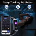thumbnail image 4 of Rastreador de Fitness con Monitor de Ritmo Cardíaco y Oxígeno en Sangre 24/7 Pantalla Táctil AMOLED de 1.1" 25 Modos Deportivos y Resistencia al Agua IP68 para Hombre y Mujer, 4 of 7