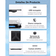 thumbnail image 3 of Báscula Electrónica De Baño Bluetooth Inteligente App Lonk Negro, 3 of 3