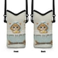 thumbnail image 6 of SEANATIVE Mini Phone Bag Waterproof Cellphone Purse Phone Carrier Bag with Adjustable Strap Travel Cell Phone Pouch Phone Crossbody Bag for Phone, Keys, Cute Bathing Cat Bathtub Print, 6 of 7