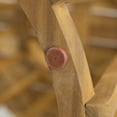 thumbnail image 3 of Calyrex Outdoor Patio Bistro Table, Acacia Wood, Teak, 3 of 12