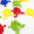 thumbnail image 4 of YOPTOP Children‘s Toy Bouncing Frog Color Plastic Toy Creative Puzzle Jumping Frog Toy,10pcs Random, 4 of 7