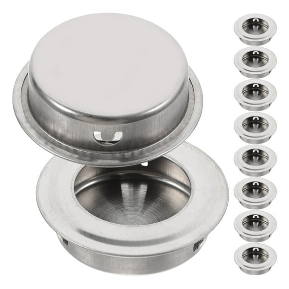 10pcs Closet Door Pull Cupboard Pull Circular Sliding Door Pull Drawer Handle