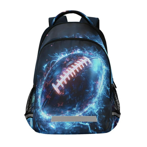 ALAZA Cool Football Backpack Elementary School Bag Bookbag Travel Rucksack