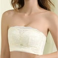 thumbnail image 4 of Jsaierl Women's Strapless Bras Wirefree Push Up T-shirt Bras Cotton Sexy Bralettes Stretch Daily Full Figure Bandeu Bras, 4 of 6