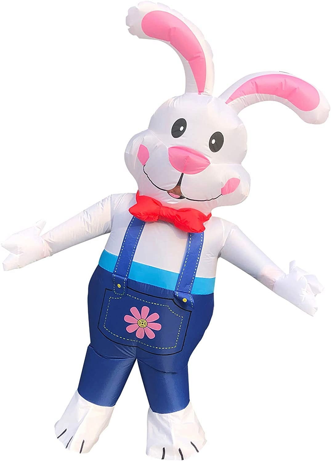 Inflatable Easter Spring Rabbit Costume Friendly BlowUp Bunny Adult