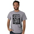 thumbnail image 4 of Jesus is my Lord and Savior Faith Men's Graphic T Shirt Tees Brisco Brands S, 4 of 6