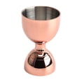 thumbnail image 1 of Jigger de cóctel, vaso de onza, elegante, de doble cabezal, práctico, de acero inoxidable Oro, 1 of 9