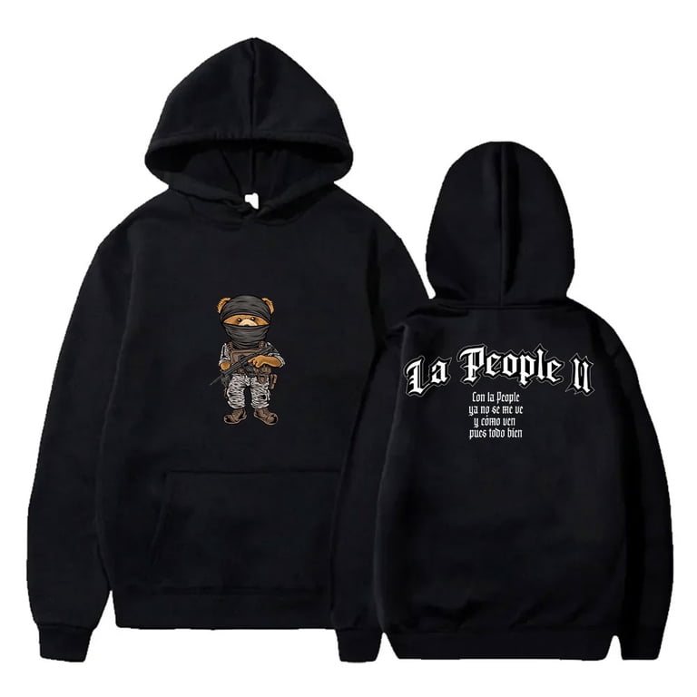 Peso Pluma La People II Hoodies Exodo Tour Merch Hooded Winter 