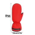 thumbnail image 2 of Heating Gloves Heating Heating Temperature Waterproof Plus Fleece Outdoor, 2 of 5