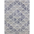 thumbnail image 1 of Vector 2 Steel Blue Hand-Tufted Area Rug 7'6"x9'6", 1 of 2