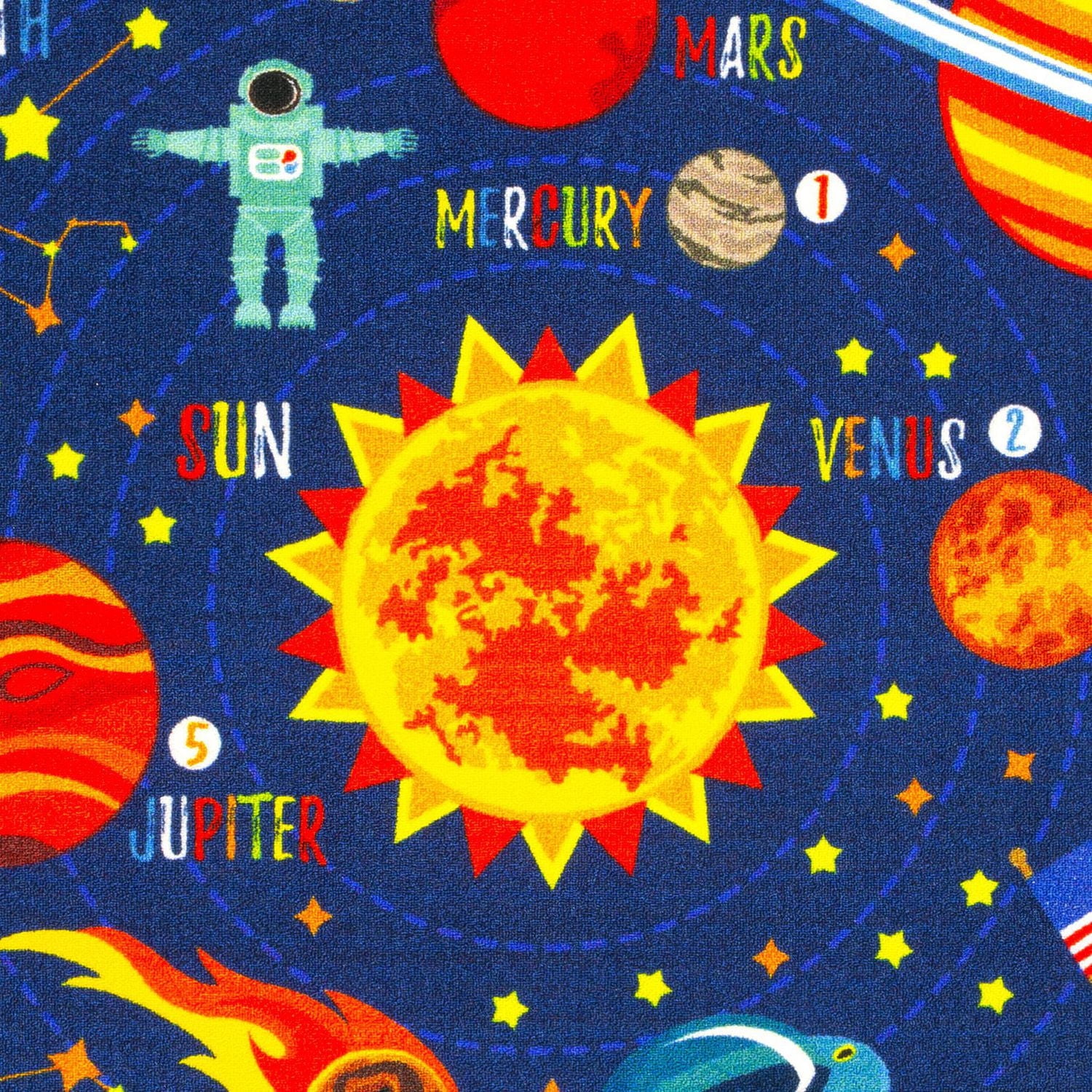 KC Cubs cosmos éducatif tapis et tapis de route de zone pour les chambres des infants et la salle de jeux