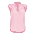 thumbnail image 1 of Blusa George para Dama, sin Manga con Amarre en Cuello Rosa Talla G, 1 of 4
