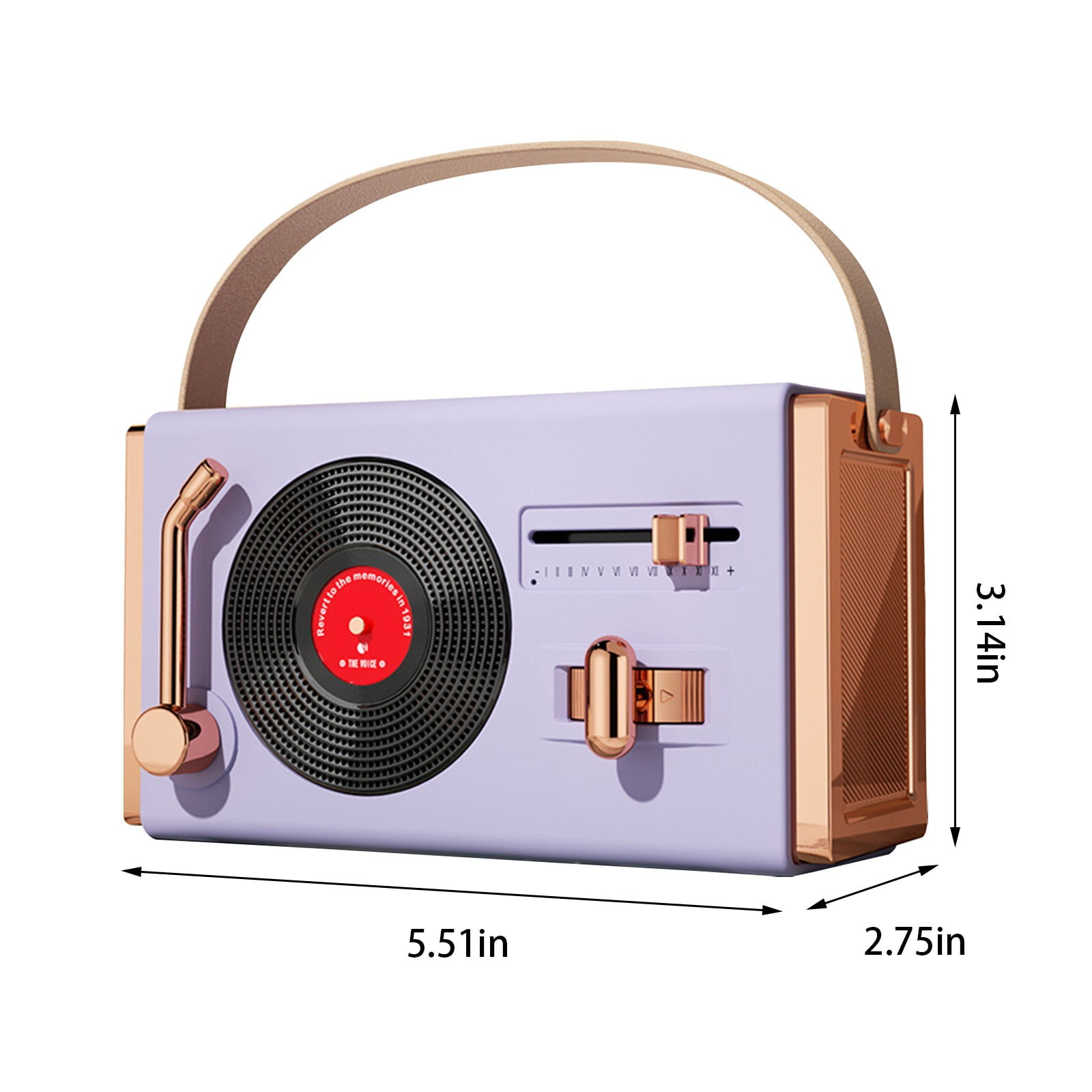 ＹＵＵＵ Retro Bluetooth Stereo Portable Outdoor Home Stereo Classical