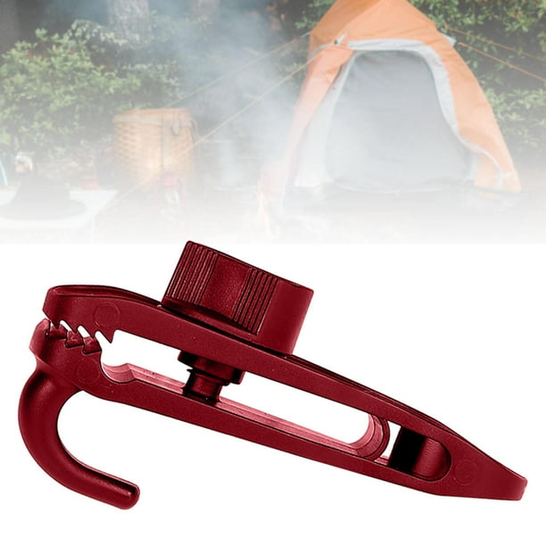 5 uds Clips de lona shamjiam Clips de lona de tienda Rojo