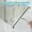 Silver, variant on Shower Squeegee with Holder, Stainless Steel Blade for Streak-Free Glass Doors, Windows & Mirrors, Adhesive Hooks Included, No-Drill Bathroom Storage
