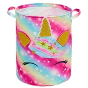 Unicorn Laundry Hamper Waterproof Storage Basket Collapsible Toy Home