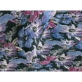 thumbnail image 3 of Ambesonne Floral Quilted Coverlet 2 Pcs, Garden Flowers Romance Vibes, Twin Size, Dark Green Lilac Plum, 3 of 4