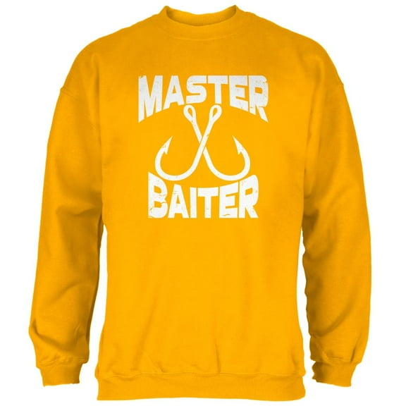 Master Baiter Mens Sweatshirt Gold X-LG