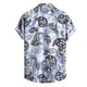 thumbnail image 2 of Camisa Hombre Camisa de manga corta hawaiana holgada deportiva casual de moda para hombre (Light Blue, L), 2 of 7