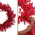 thumbnail image 6 of RBCKVXZ 20 inches Christmas Wreath Door Wreath Stunning Red Berry Wreath Christmas Decoration for Front Door Home Indoor Outdoor Wall Window Xmas Holiday, 6 of 7