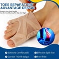thumbnail image 3 of Wmool Orthopedic Bunion Corrector Socks Big Toe Bunion Relief Support tail E9L9, 3 of 9