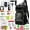 Black Camo, variant on 85Pcs Fishing Tool Kit, Fishing Backpack with Tackle Boxes Included, Fishing Tackle Kit Include Fishing Bait Lure Gear Kit, Fishing Pliers, Fish Hook Remover, Lip Gripper