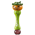 thumbnail image 2 of Glowing Halloween Bubble Wand for Kids, Automatic Bubble Blower with Solution Refill, Light Up 10 Inch Handheld Toy (A), 2 of 6
