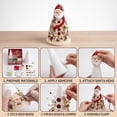 thumbnail image 6 of TTJ DIY Beaded Christmas Tree Kit, Handmade Jewelry Style Christmas Tree Craft Set With Beads And Ornaments, Creative Holiday Art Project For Adults, Home Office Decor And Gift (A), 6 of 6