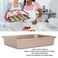 thumbnail image 3 of Baking Pan Carbon Steel Baking Sheet Tray Non Stick Rectangular Oven Tray Portable Sheet Pan For Home Restaurant, 3 of 8