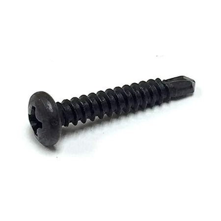 

1 Pan Head Screw #8 Self-Tapping Black Oxide- 50PK