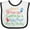 White and Black, variant on Inktastic Rugby Player Like Daddy Boys or Girls Baby Bib