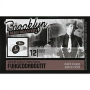 Brooklyn Bean Roastery Fuhgeddaboutit Coffee K-Cups, 12 count, (Pack of 6)