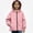 Pink, variant on HAOTAGS Kids Outdoor Rain Jacket (5-16) Long Sleeves Waterproof Zipper Hooded Oxford Cloth Windbreaker with Pockets Pink Size 7