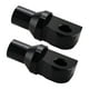 thumbnail image 2 of Adaptador de perno de montaje para estribo de motocicleta de 2 piezas para montaje de estribos macho Negro, 2 of 6