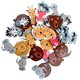 thumbnail image 3 of Surtido Animal Botón de Madera Costura de Colores DIY Hecho a Mano Botón de Dibujos Animados 2 Agujeros 50 piezas Kearding JJ19275-00, 3 of 6