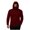 Wine, variant on SnZhen Men's Hoodies With Face Mask Fall Winter Fashion Solid Color Long Sleeved Hooded Warm Pullover Sweatshirts Tops Army Green L