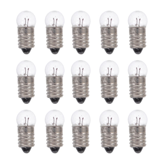 50pcs Small Light Bulbs Electrical Experiment Bulb Flashlight Light